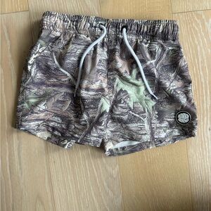 Camo Kids Swim Trunks